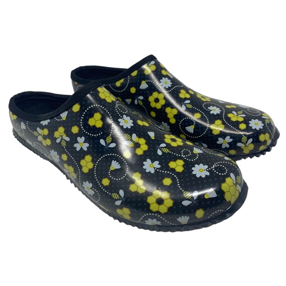 Western Chief Womens Garden Bee Flower Clogs - Size 10 - Picture 1 of 8